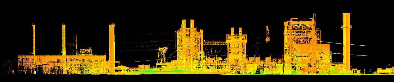 3D Laser Scanning Industrial Power Plant